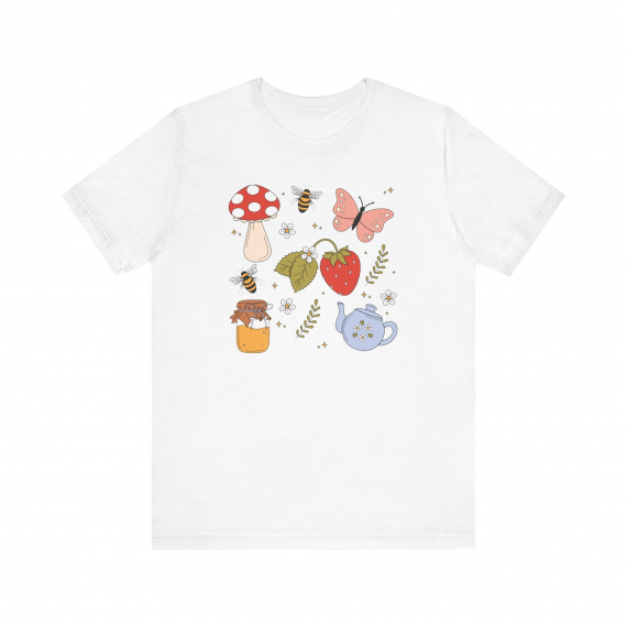 Cottage Core Teacher T-shirt