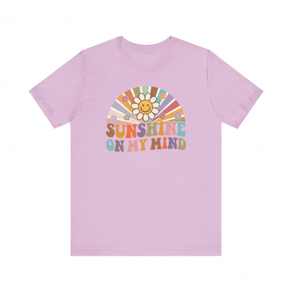 Sunshine on My Mind Retro Teacher T-shirt
