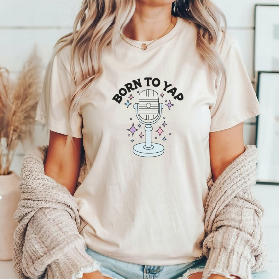 Born To Yap Funny Teacher T-shirt