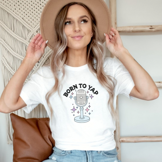Born To Yap Funny Teacher T-shirt