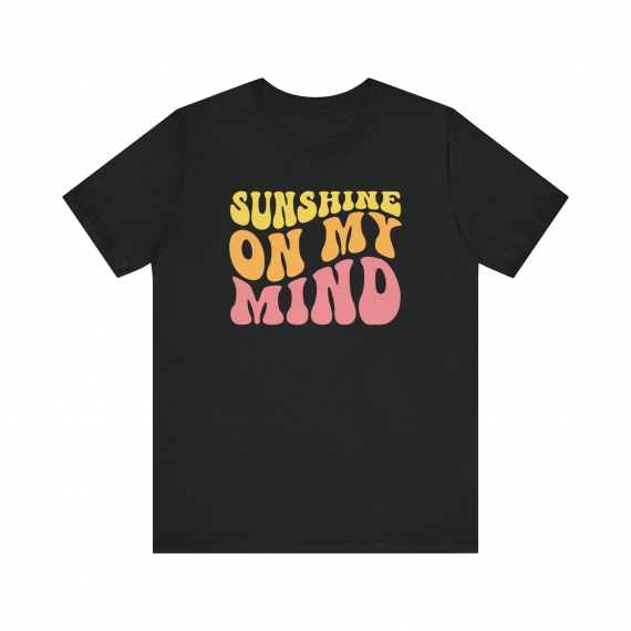 Sunshine on My Mind Retro Teacher T-shirt