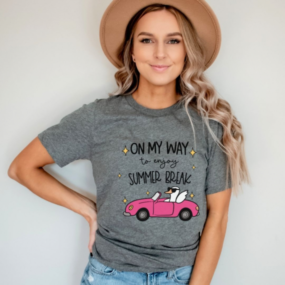 On My Way to Enjoy Summer Break Teacher T-shirt