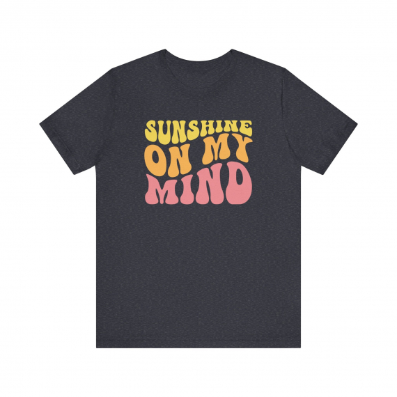 Sunshine on My Mind Retro Teacher T-shirt