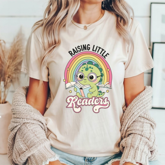 Raising Little Readers Teacher T-shirt