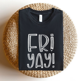 Fri-Yay White Teacher T-shirt