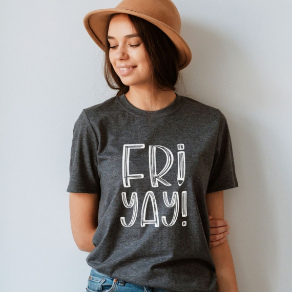 Fri-Yay White Teacher T-shirt