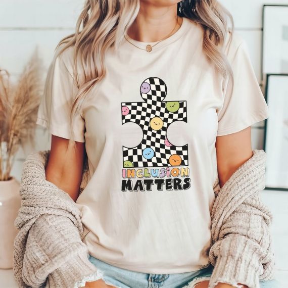 Inclusion Matters Puzzle Teacher T-shirt