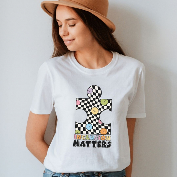 Inclusion Matters Puzzle Teacher T-shirt