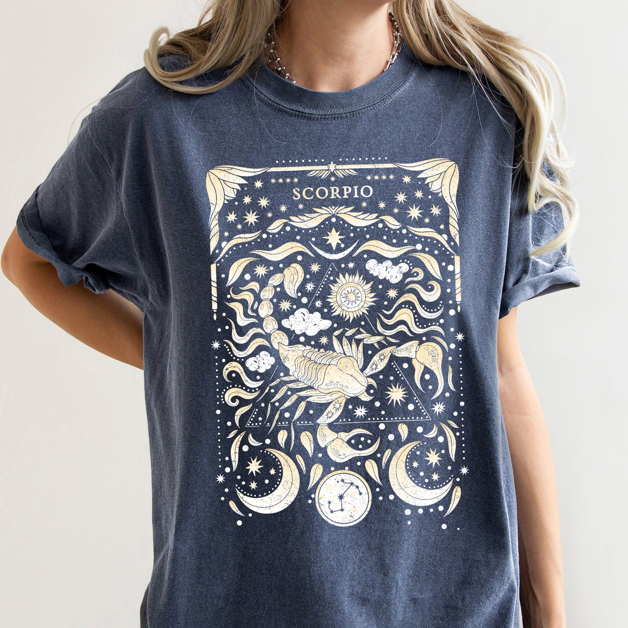 Scorpio Celestial Zodiac Comfort Colors Tees Horoscope Astrology